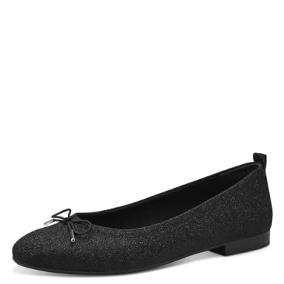 Afbeelding van Tamaris Ballerina&#039;s, Dames, Maat: 37, Schwarz Textiel