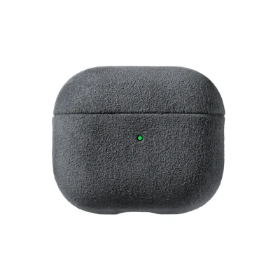Afbeelding van Alcantara Case AirPods (3rd generation) Space Grey