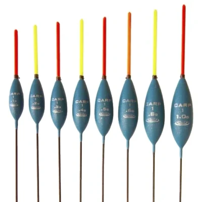 Afbeelding van Drennan Carp 1 Pole Float (10 Stuks) Dobber 0.30g 10 Stuks (9 rode en gele antenne)