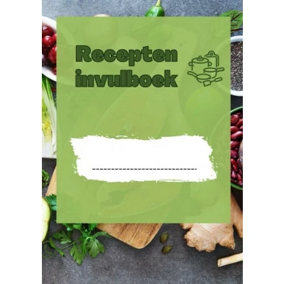 Afbeelding van Recepten invulboek