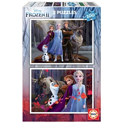 Image de EDUCA puzzle 2x100 la reine des neiges 2