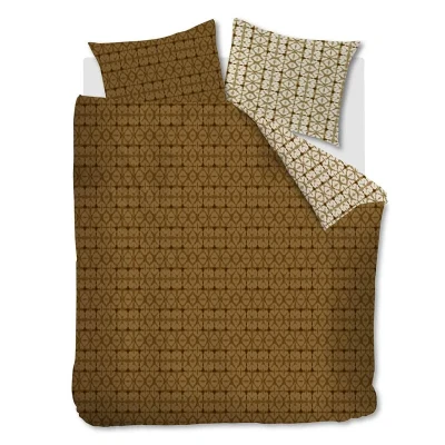 Afbeelding van Snoozing Celia Dekbedovertrek Lits jumeaux 240x200/220 cm Terra
