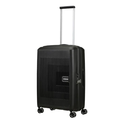 Afbeelding van American Tourister Aerostep Spinner 67 Exp black Harde Koffer