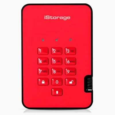 Afbeelding van iStorage diskAshur 2 externe harde schijf 500 GB Rood