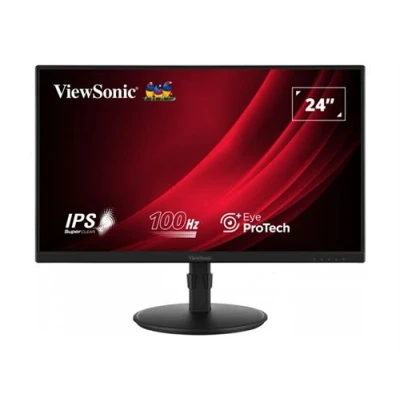 Image de ViewSonic VG2408A MHD Écran LED 24&quot; (23.8&quot; visualisable) 1920 x 1080 Full HD (1080p) @ 100 Hz IPS 250 cd/m² 1300:1 5 ms HDMI, VGA, DisplayPort haut parleurs