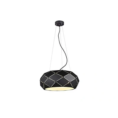 Afbeelding van TRIO ZANDOR Hanglamp Zwart mat excl. 3x E27 5W