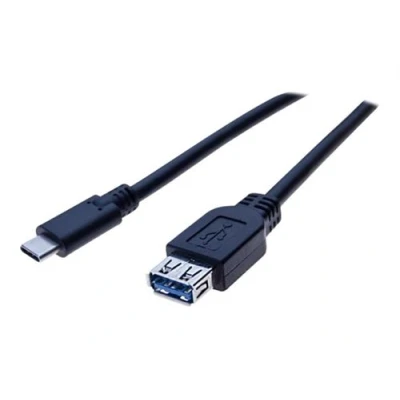 Image de exertis Connect Câble USB C (M) pour type A (F) 3.2 Gen 1 50 cm noir