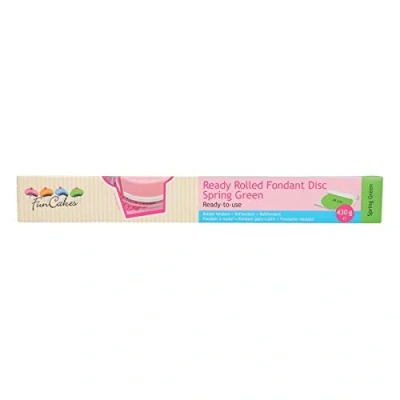 Afbeelding van FunCakes Suikerpasta, uitgerold, groen, 430 g
