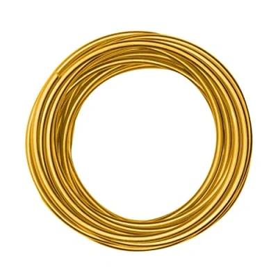 Afbeelding van Vaessen Creative Aluminium Draad 5mm 10m Goud
