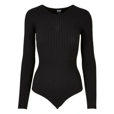 Afbeelding van Urban Classics Longsleeve Longsleeve, Dames, Maat: XL, Black