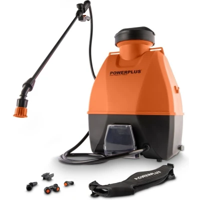 Afbeelding van Powerplus Dual Power POWDPG80460 Drukspruit/Rugspuit 20V 16 liter Max. 6 bar Incl. 4 accessoires Excl. accu en lader