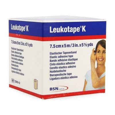 Image de Leukotape K Bande Adh Elast Chair 7,5cmx5m 1