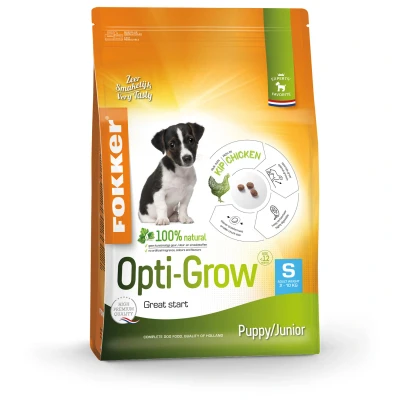 Afbeelding van Fokker Dog Opti Grow S Kip Hondenvoer 2.5 kg