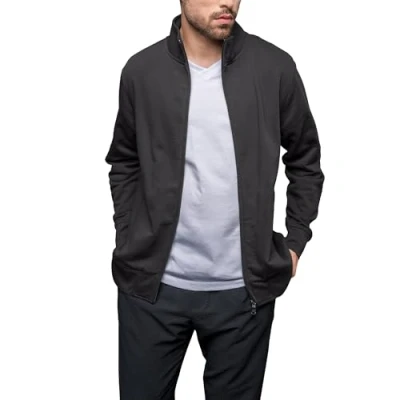 Afbeelding van Herenvest &#039;Premium Full Zip&#039; met zijzakken Dark Grey 3XL