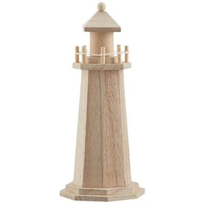 Image de Phare en bois, 25 cm