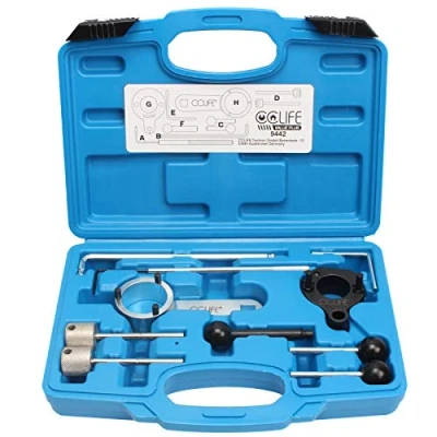 Afbeelding van CCLIFE Motorgereedschapsset voor VW VAG Audi 1.6 2.0 TDI CR compatibel reservegereedschap distributieriem
