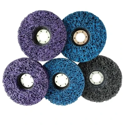 Afbeelding van 5 CSD reinigingsschijven, 125 x 22 mm, gemengd, nylon stof, grove reinigingsschijf, schijven voor haakse slijper roestverwijdering, verf, roest en oxidatie
