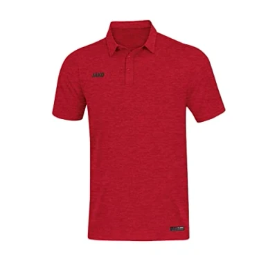 Afbeelding van JAKO Polo Premium Basics Rood gemeleerd