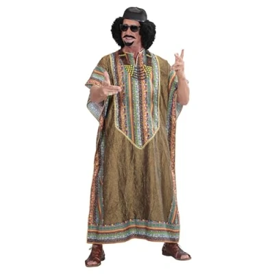 Afbeelding van Afrikaanse Dictator outfit Maatkeuze: Maat L/XL