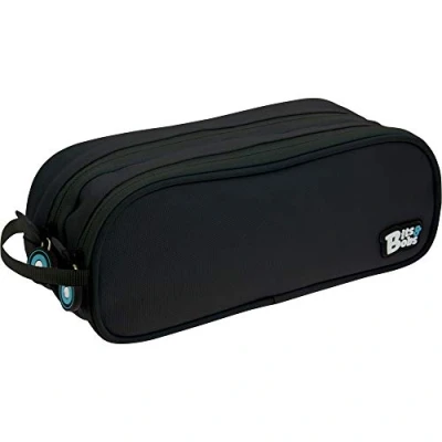 Afbeelding van Grafoplas 37543910 Bits &amp; Bobs etui, dubbel, zwart, 24,5 x 9,5 cm