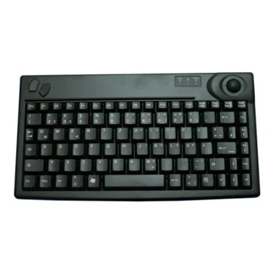 Image de Active Key AK 440 TU Clavier avec trackball USB QWERTY US noir