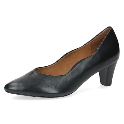 Afbeelding van Caprice Klassieke pumps, Dames, Maat: 36, Ocean nappa Leer