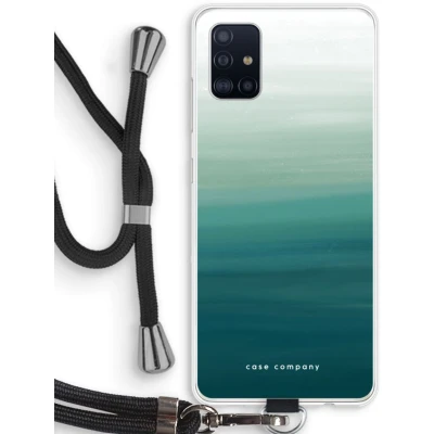 Afbeelding van Case Company® hoesje met Koord geschikt voor Samsung Galaxy A51 4G Ocean Telefoonhoesje Zwart Bescherming aan alle Kanten en Over de Schermrand