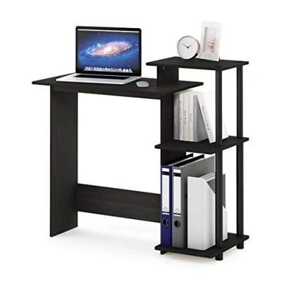 Afbeelding van Furinno Computerbureau, hout, espresso/zwart, één maat, eenheidsmaat