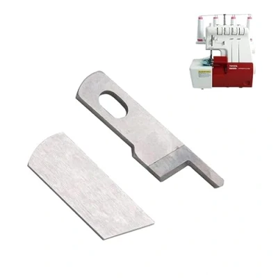 Afbeelding van Bladenset (boven + onder) voor Overlock naaimachines Toyota SL34, 6300 en hoger