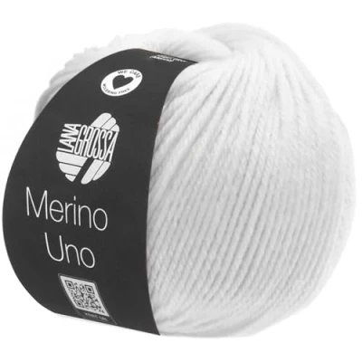 Afbeelding van LANA GROSSA Merino Uno Klassieke wol met Superwash uitrusting, handbreigaren, 100% scheerwol (merino), 50 gram voor breien en haken, 125 m