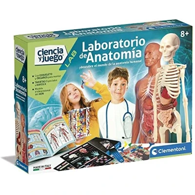 Afbeelding van Clementoni, Anatomisch laboratorium, wetenschappelijk educatief spel, anatomie en menselijk lichaam leren, speelgoed voor kinderen van 8 jaar, in het Spaans (55485)