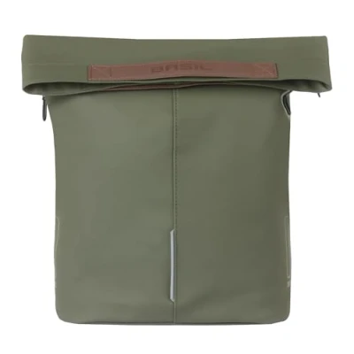 Afbeelding van Basil Tas City Shopper Vegan Leather Moss Green