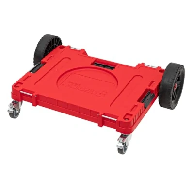 Afbeelding van Qbrick System ONE transportsteiger 2.0 Allterrain RED Ultra HD 750 x 542 223 mm 120 kg met metalen zwenkwielen en rem