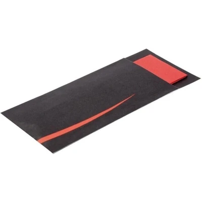 Afbeelding van Europochette Bari Rood Bestekzakje met Servet (100 Stuks) CK239 Restaurant Hotel Professioneel