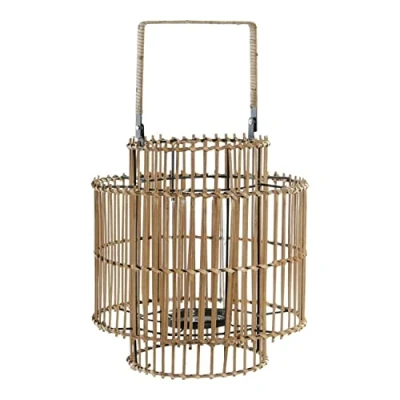 Afbeelding van Kaarshouder DKD Home Decor Metaal Bamboe (30 x 30 32 cm)
