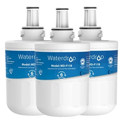 Afbeelding van Waterdrop DA29 00003G koelkastwaterfilter, vervanging voor Samsung® Aqua Pure Plus 00003B DA97 06317A DA61 00159A HAFCU1/XAA HAFIN2/EXP APP100 WF289, pakket kan variëren (3)