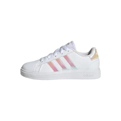 Afbeelding van Grand Court Lifestyle GY2326 Vrijetijdsschoenen Junior Cloud White Iridescent100 28 Schoenen