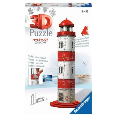 Afbeelding van Ravensburger Mini Vuurtoren 3D puzzel 62 stukjes