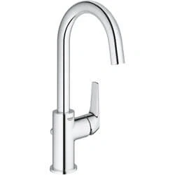 Afbeelding van Grohe BauFlow wastafelmengkraan waste inrichting chroom glans 23753000