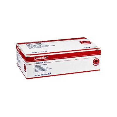 Image de Leukoplast Set de 12 Ruban Adhésif pour Peaux Normale 5 m x 2,5 cm