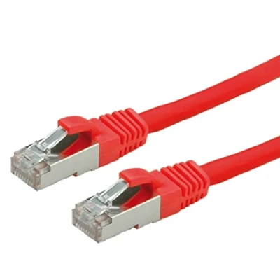 Afbeelding van VALUE Patchkabel Cat.6 (Class E) S/FTP (PiMF), LS0H, rood, 1 m