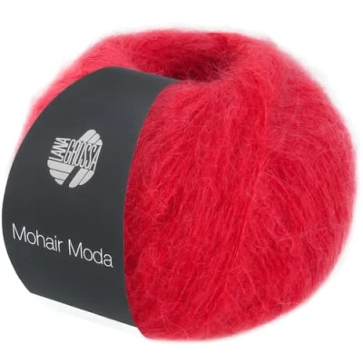 Afbeelding van LANA GROSSA mohair Moda Klassiek handbreigaren, 70% (kinderen), 20% scheerwol (superfijn merino) en 10% polyamide, 50 gram wol voor breien haken, 140 m
