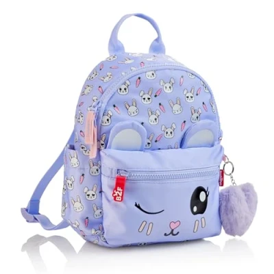 Afbeelding van Back2Fun Mini 2 Comp. Konijn B2F Rugzak, uniseks, voor kinderen, paars, mini, Mauve