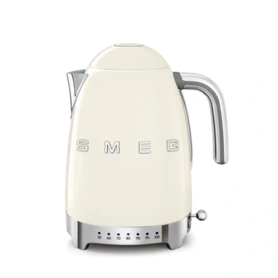 Afbeelding van SMEG Variabele Waterkoker 7 temperatuurstanden creme 1.7 liter KLF04CREU