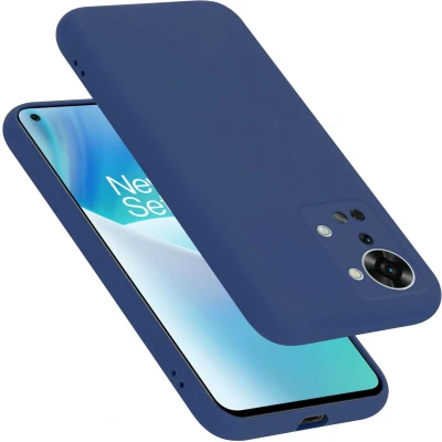 Afbeelding van Cadorabo Hoesje geschikt voor OnePlus Nord 2T in LIQUID BLAUW Beschermhoes gemaakt van flexibel TPU silicone Case Cover