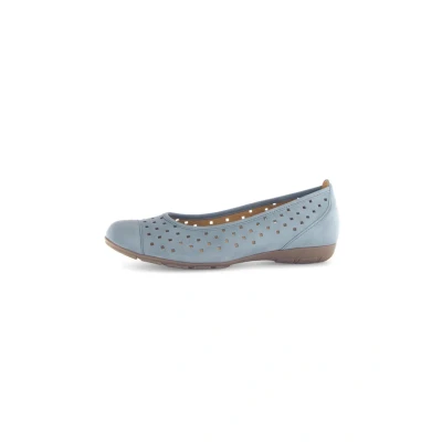 Afbeelding van Gabor Klassieke ballerina&#039;s voor dames, Jean 10, 37 EU, Jeans EU