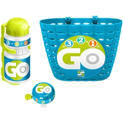Afbeelding van Skids Control Accessoiresset 3, 2, 1 Go Blauw 3 delig