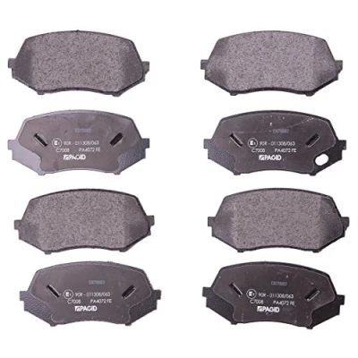 Afbeelding van HELLA 8DB 355 005 591 Remblokkenset Geschikt voor slijtage waarschuwingscontact MITSUBISHI: Canter 7.Generation
