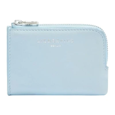 Afbeelding van LIEBESKIND BERLIN Leren Kaarthoes Sheep Natural Lena Wallet Iceberg Lichtblauw