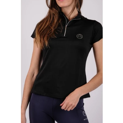 Image de Montar Polo Everly Crystal Logo Noir S